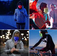 Load image into Gallery viewer, LED REUSABLE FACE MASK PEARL WHITE